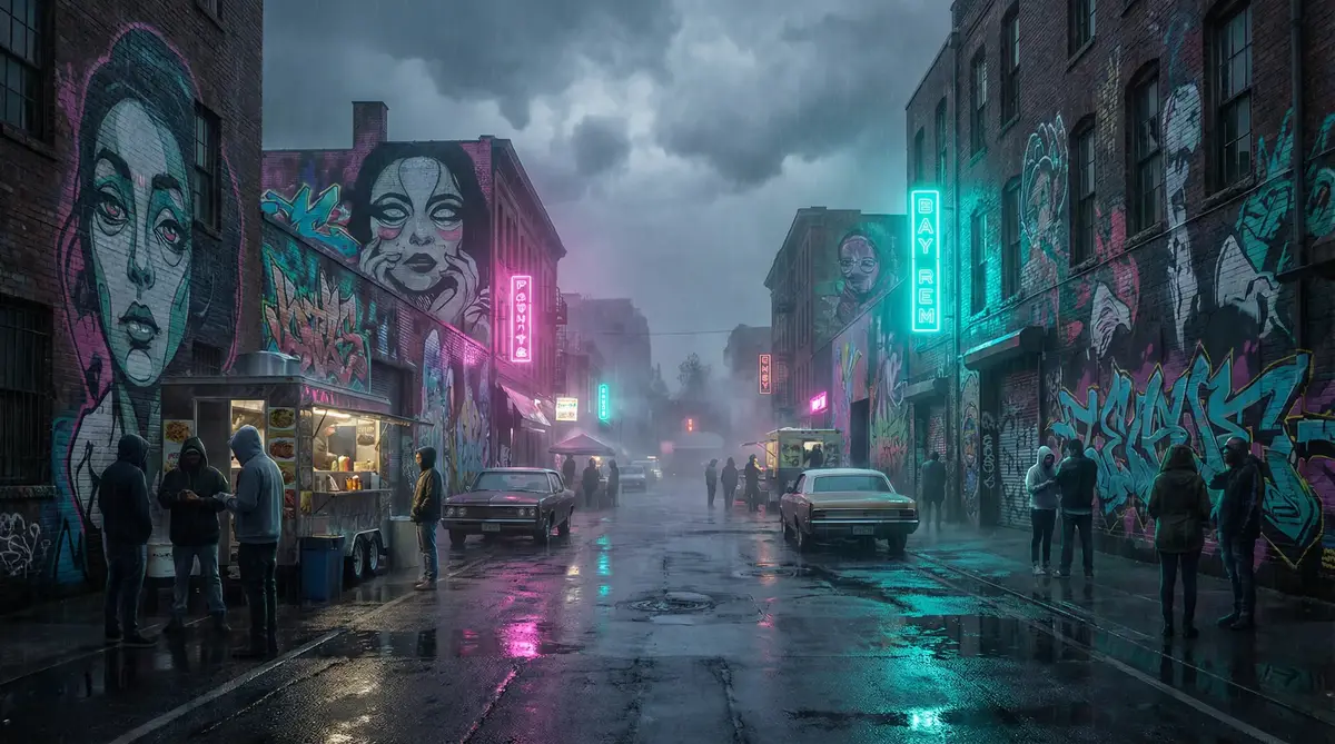 天美麻花星空影视大全 - 雨夜壁画街